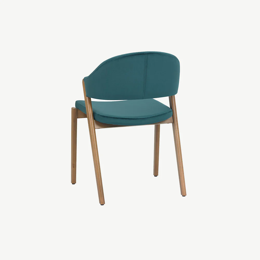Highgate Rustic Oak Dining Chair - Image 5