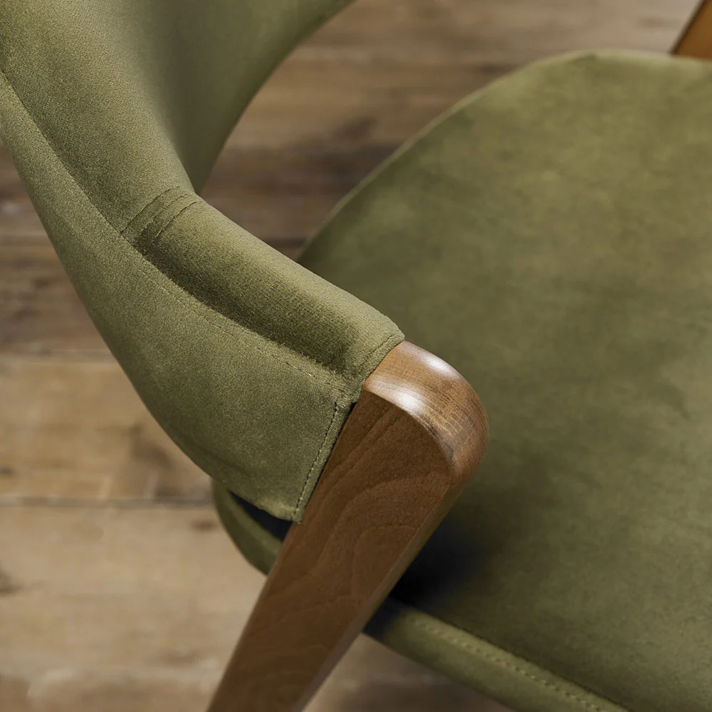 Highgate Rustic Oak Dining Chair - Image 7