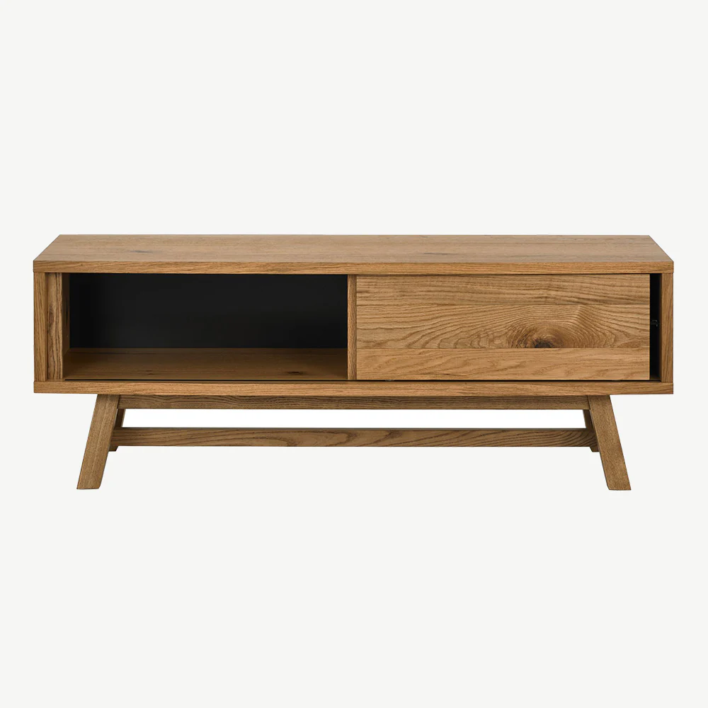 Highgate Rustic Oak Entertainment Unit - Image 2