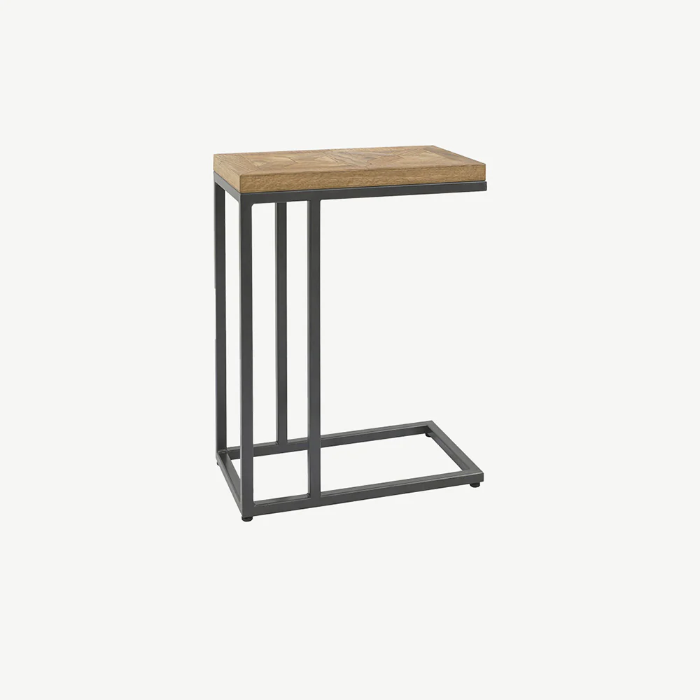 Hindon Rustic Oak Sofa Table - Image 2