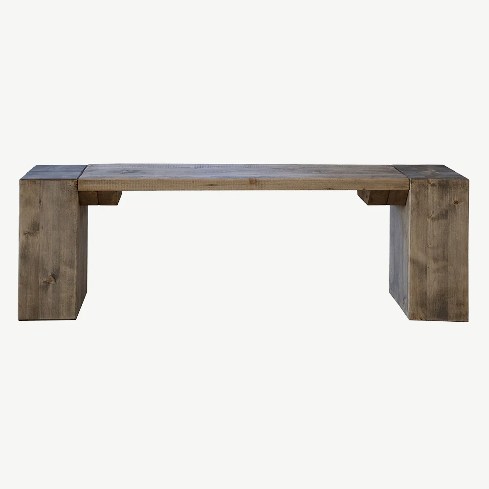 Hulk Dining Table, Bench & 3 Poppy Grey Chairs Set - Image 4