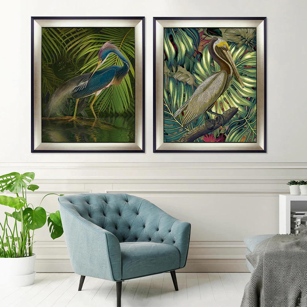 Jungled Water Bird II wall art - Image 2