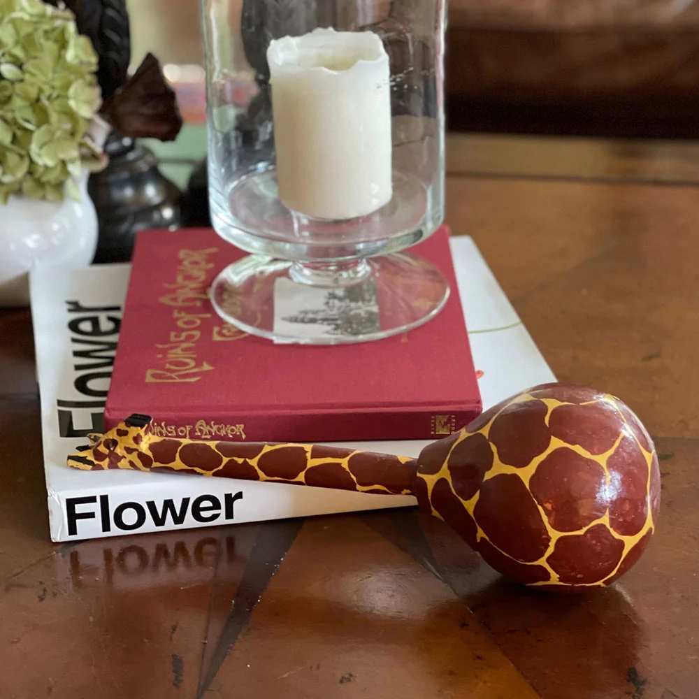 Kenya Giraffe Gourd Shaker - Image 6