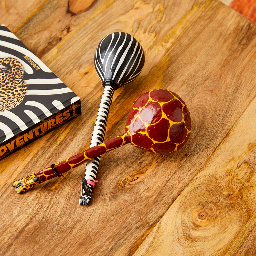 Kenya Zebra Gourd Shaker - Image 4