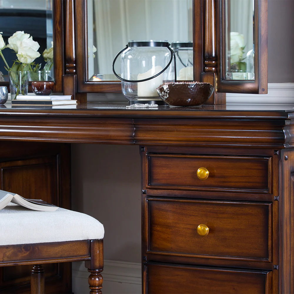 Kingston Dressing Table with Mirror - Image 2