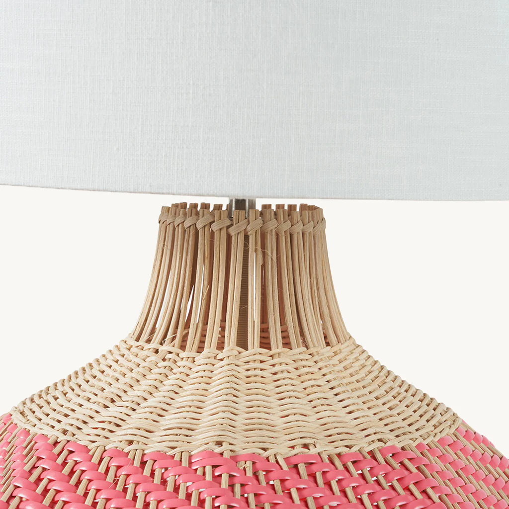Large Rattan Table Lamp - Image 5