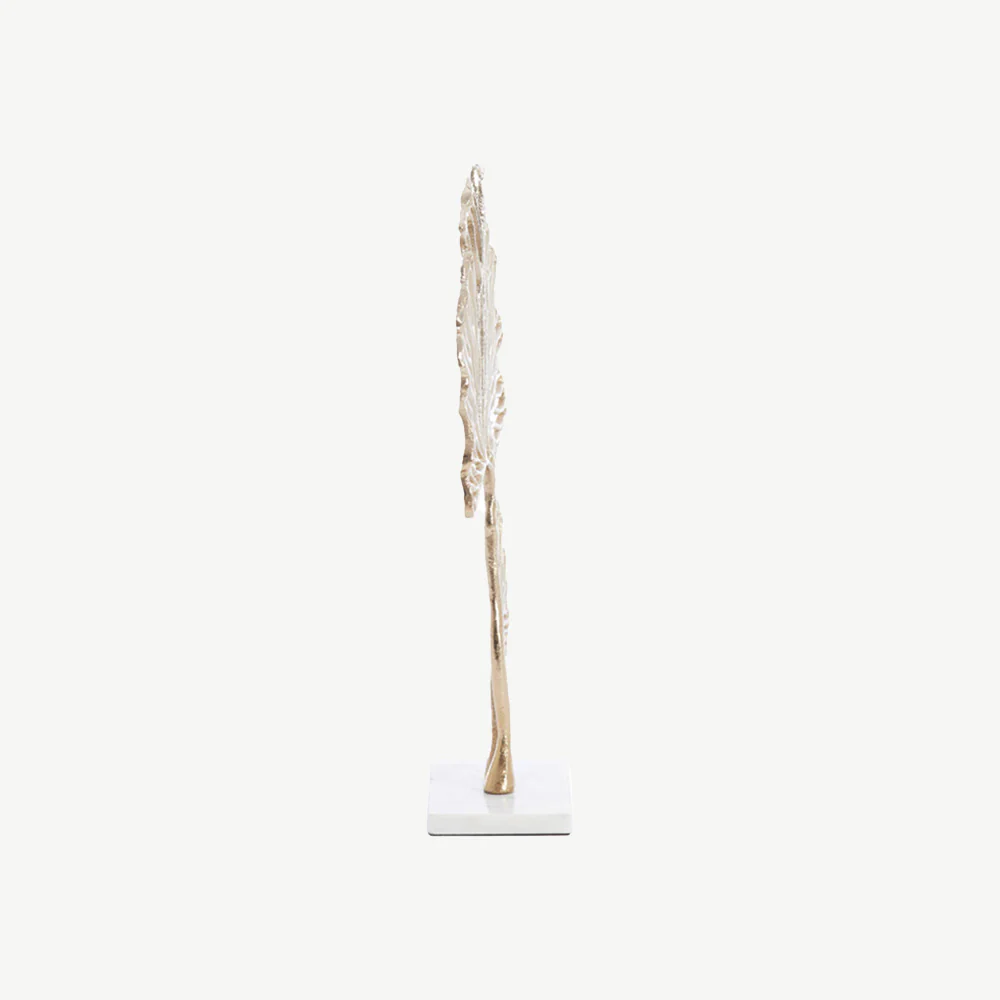 Leaf Gold & Marble Ornament - Image 4