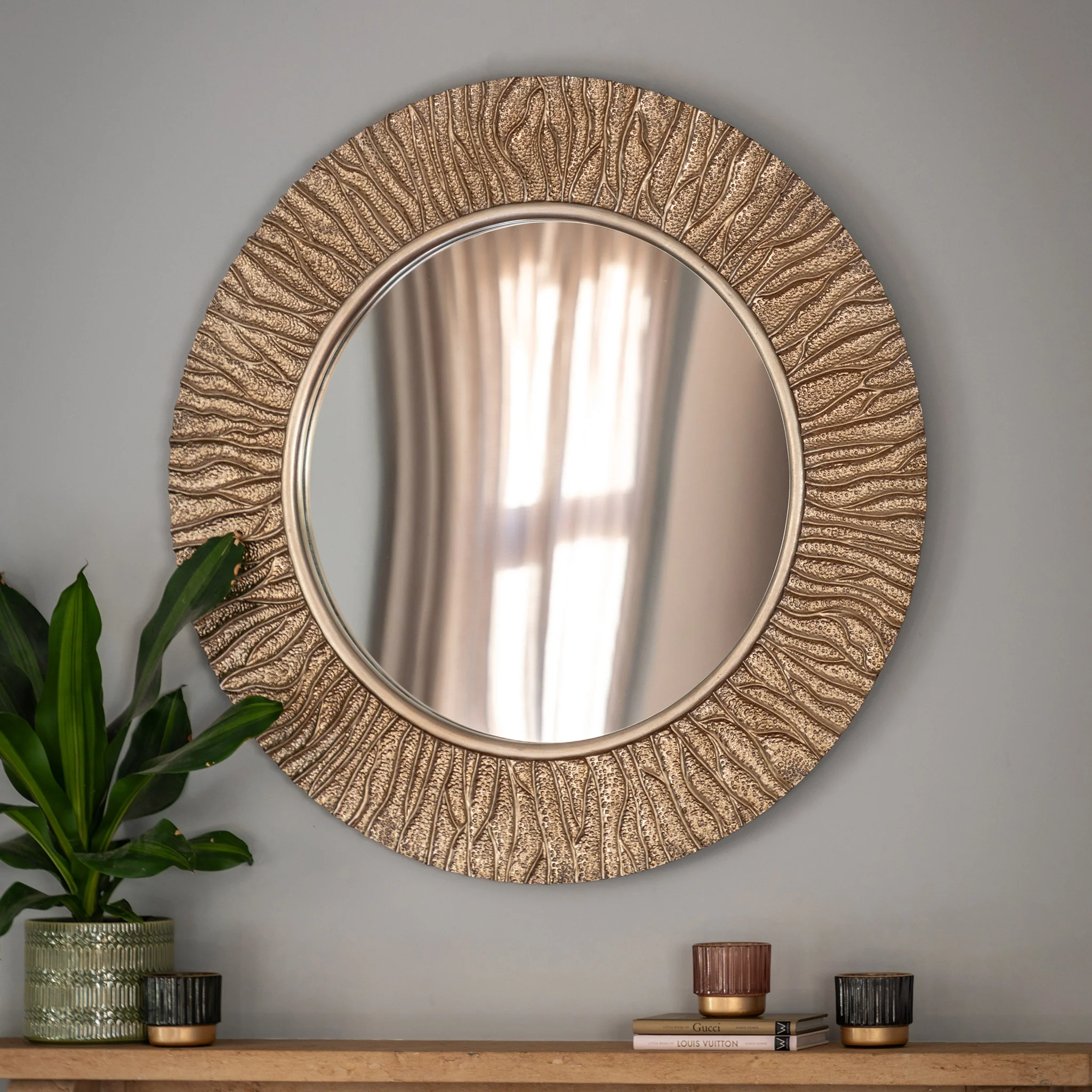 Manila Gold Wall Mirror