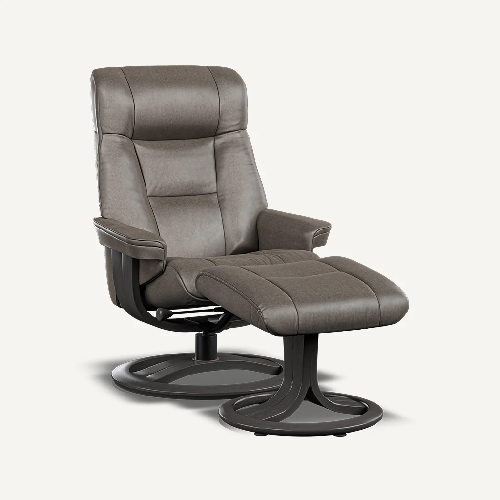 Martha Reclining Chair and Footstool - Image 2