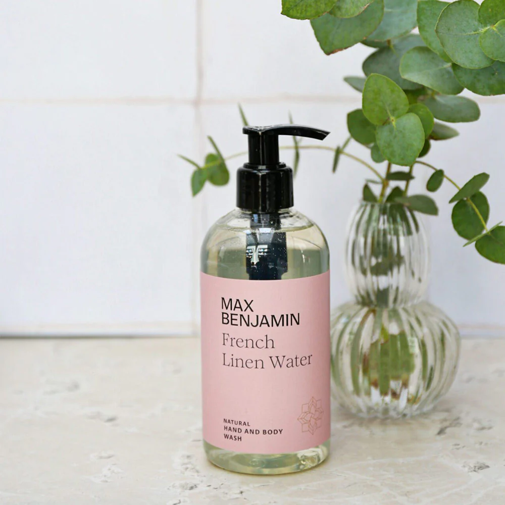 Max Benjamin Hand & Body French Linen Wash & Lotion Gift Set - Image 3
