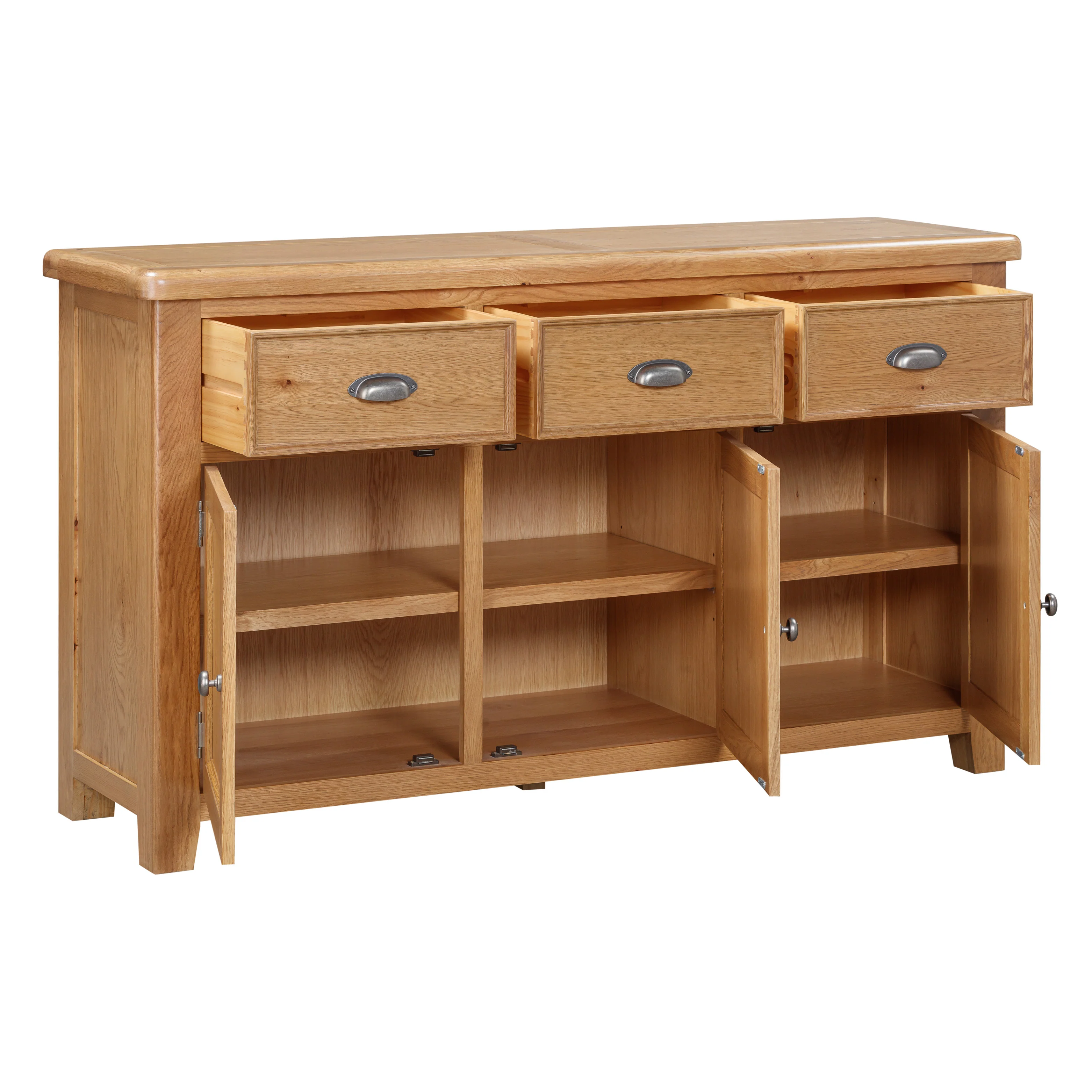 Medway Oak 3 Door Sideboard - Image 2