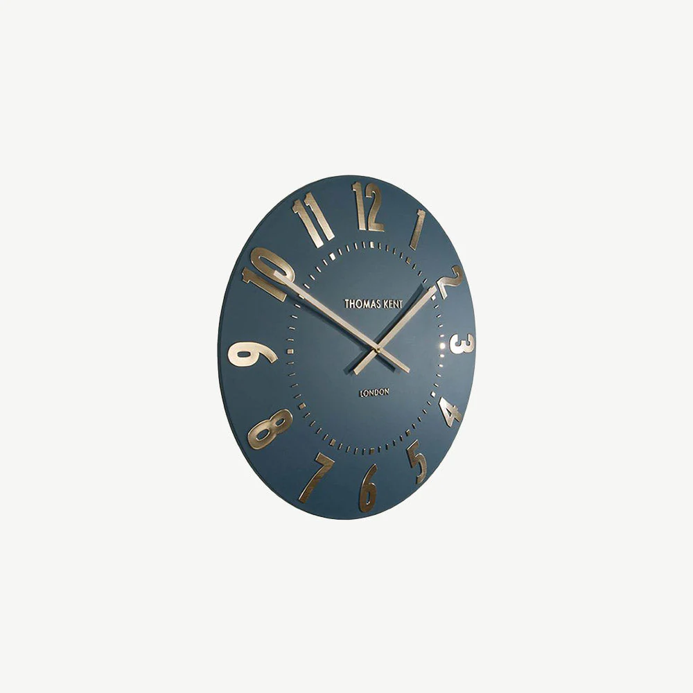 20" Midnight Blue Mulberry Wall Clock - Image 3