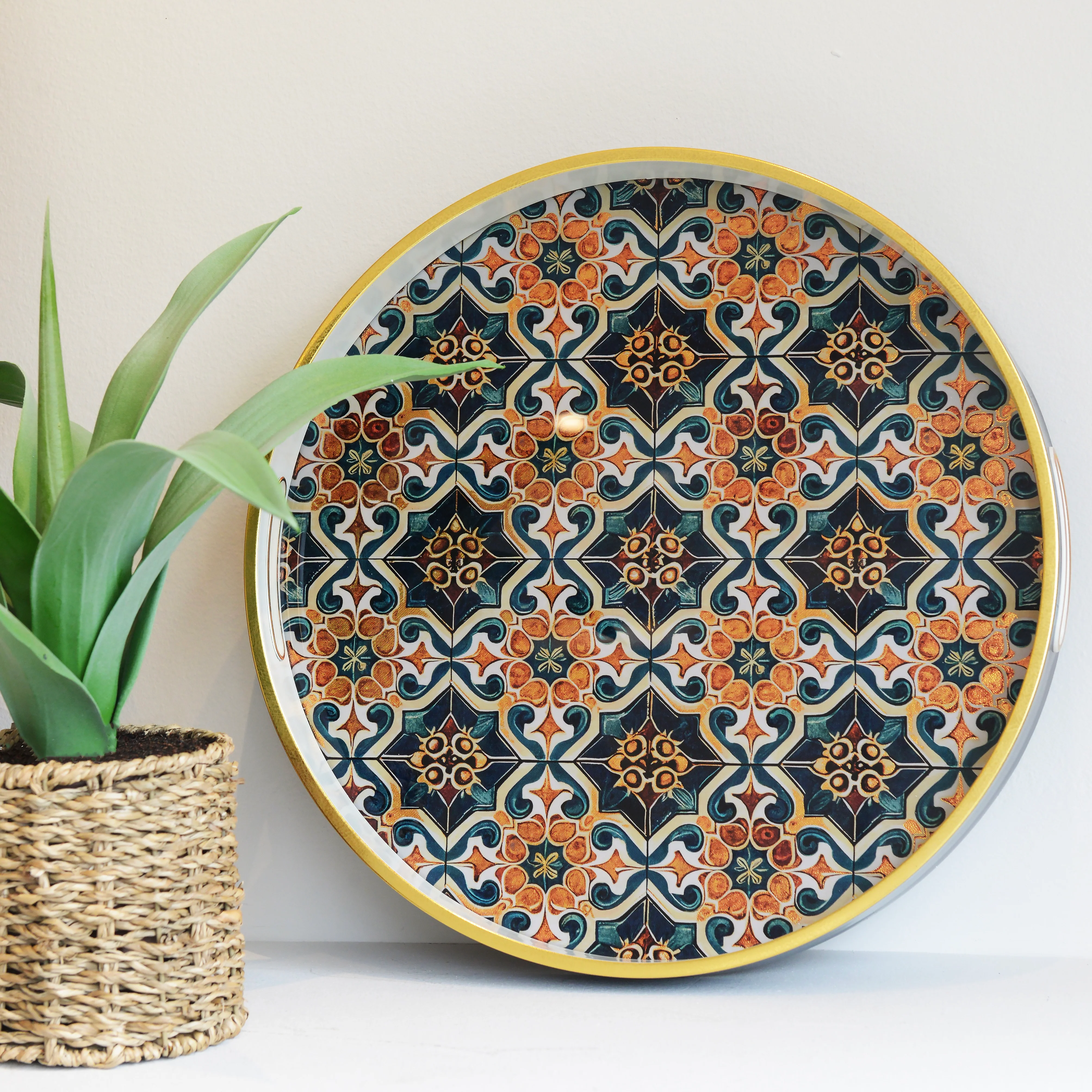 Moroccan Round Tray