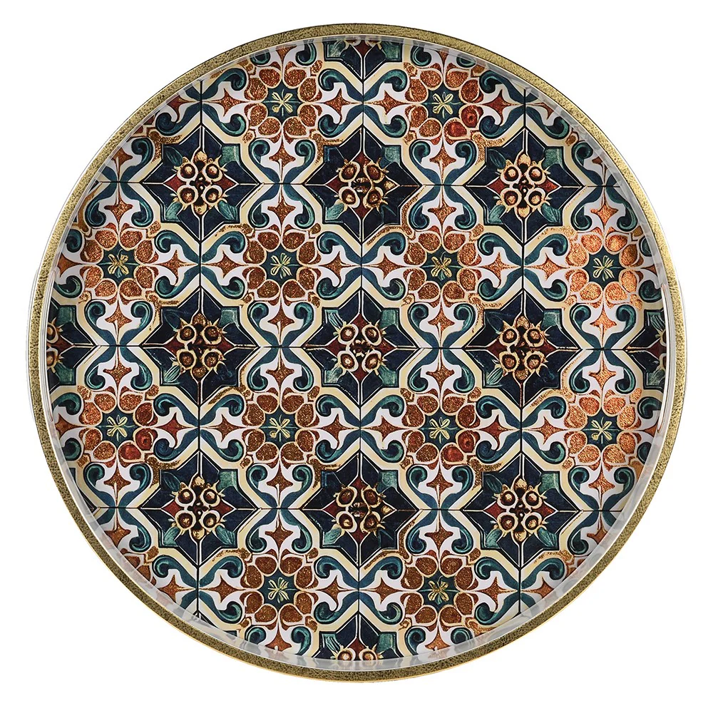 Moroccan Round Tray - Image 3