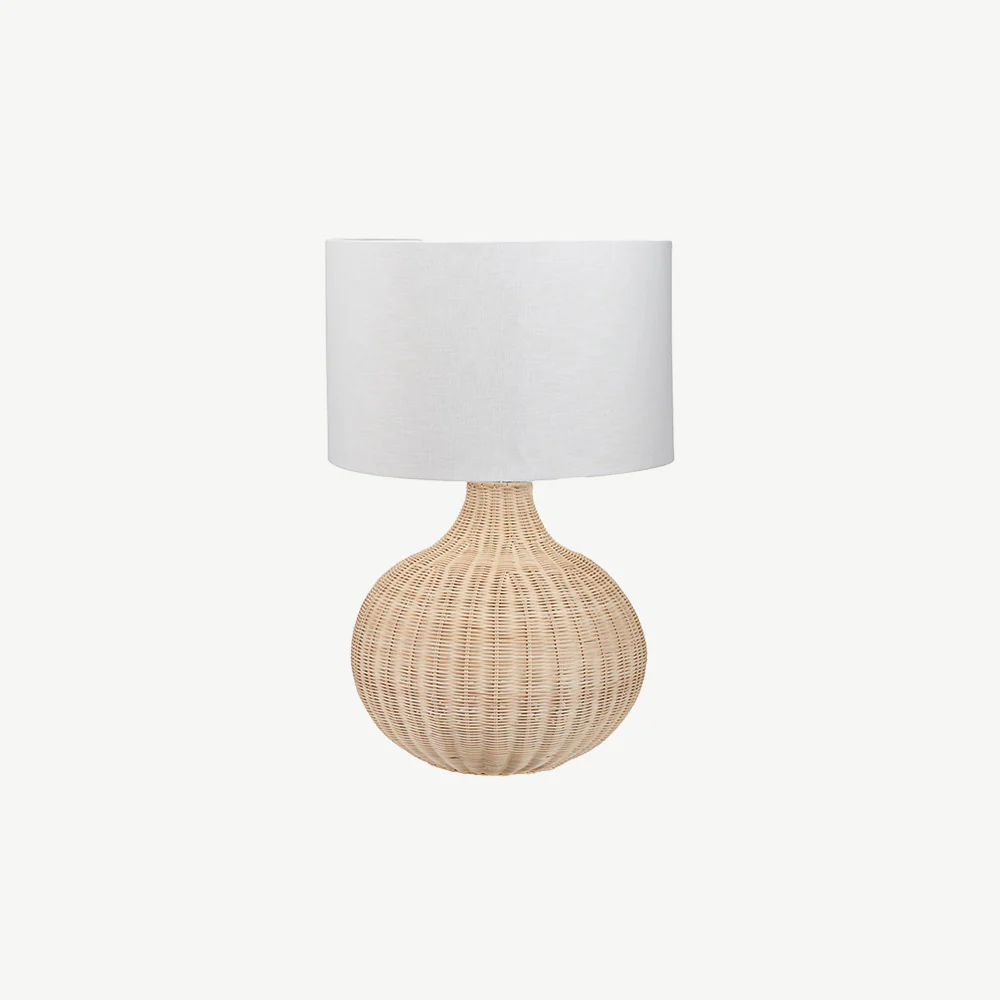 Natural Rattan Table Lamp - Image 3