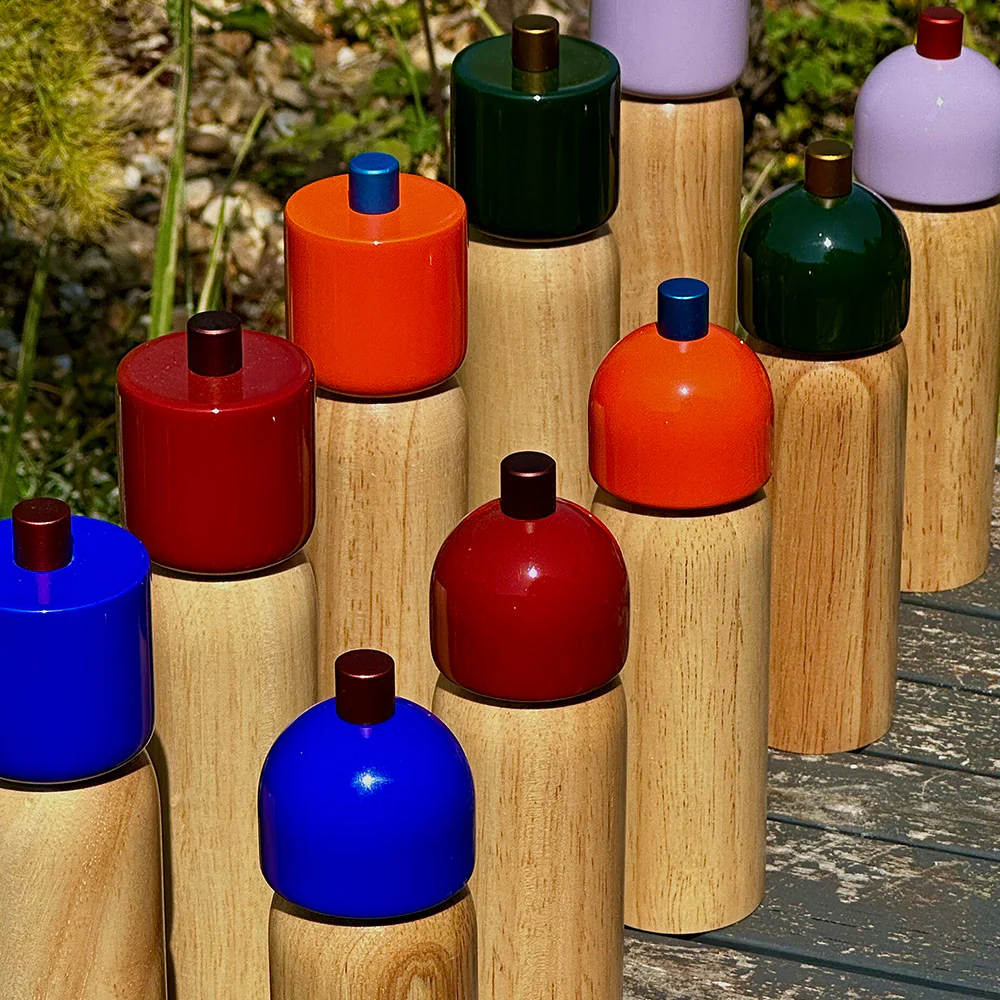 Navy & Red Salt & Pepper Grinder -  Individual Piece - Image 7