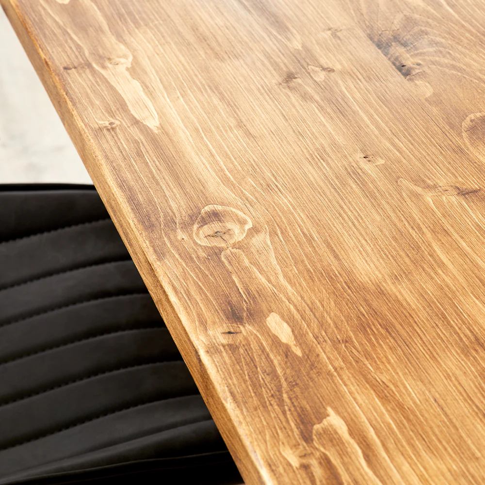 Ogre Dining Table with 6 Hudson Dining Chairs - Image 2