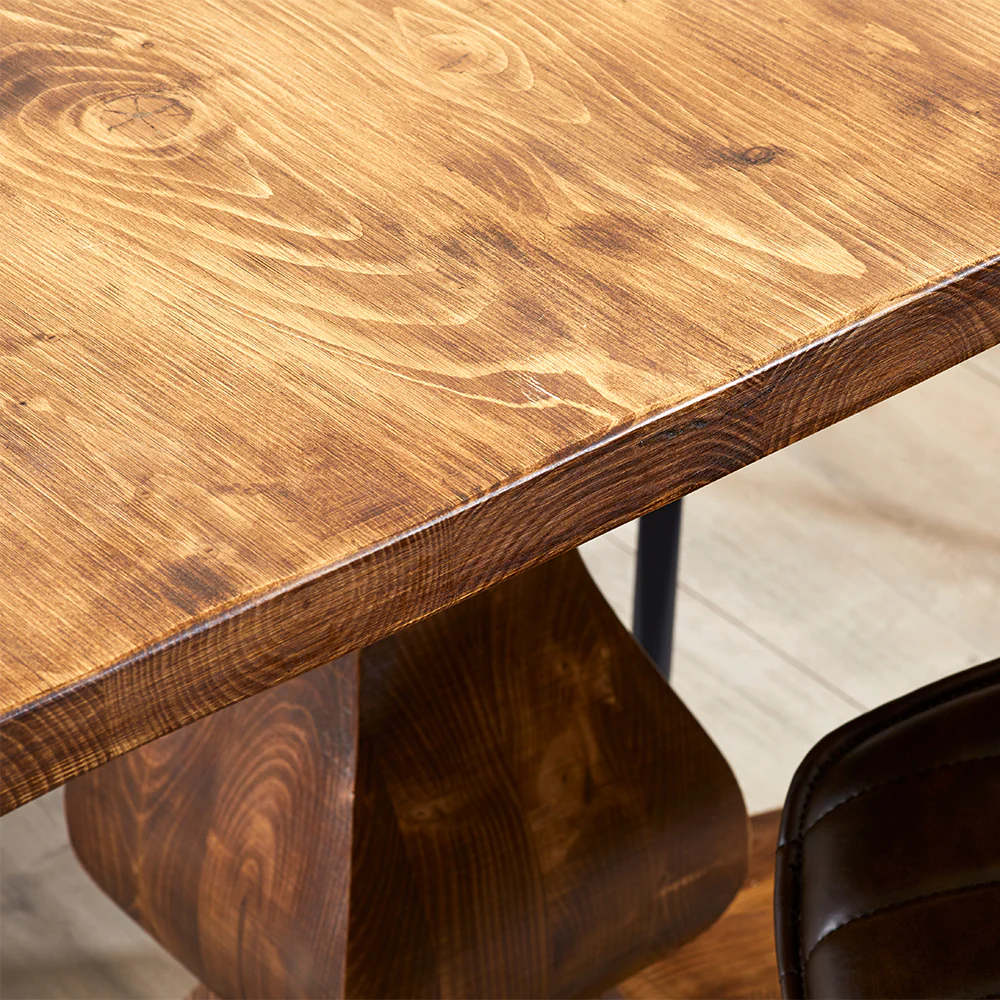 Ogre Dining Table with 6 Hudson Dining Chairs - Image 4