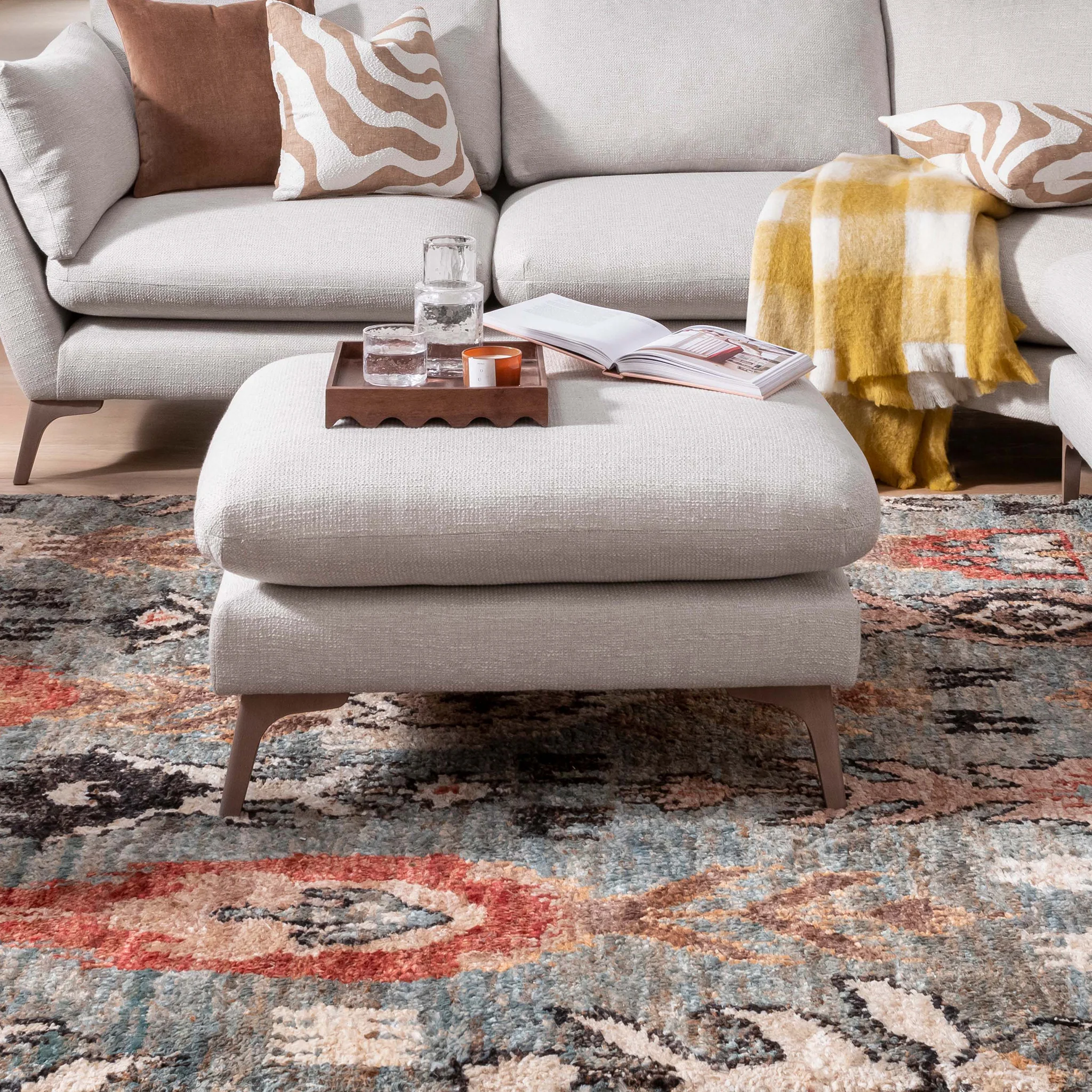 Oliver Corner Footstool - Image 3