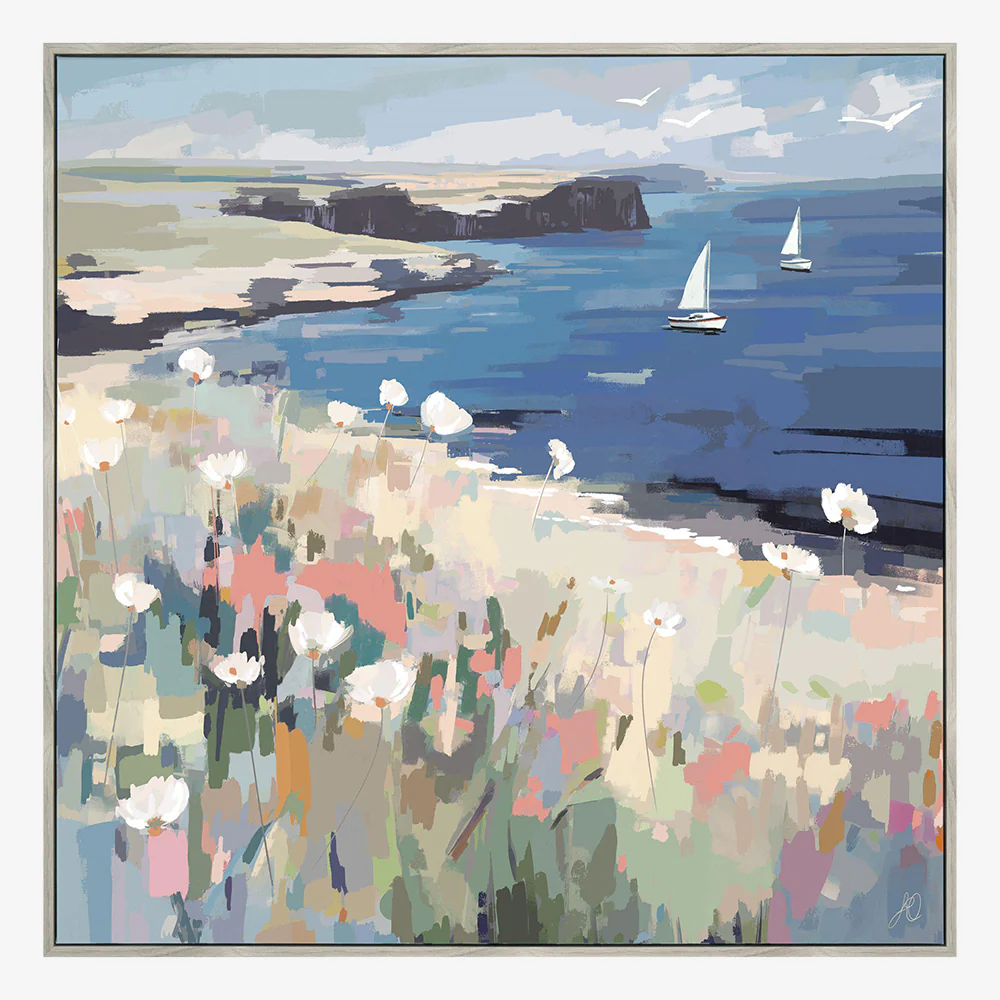 On the Breeze Framed Canvas