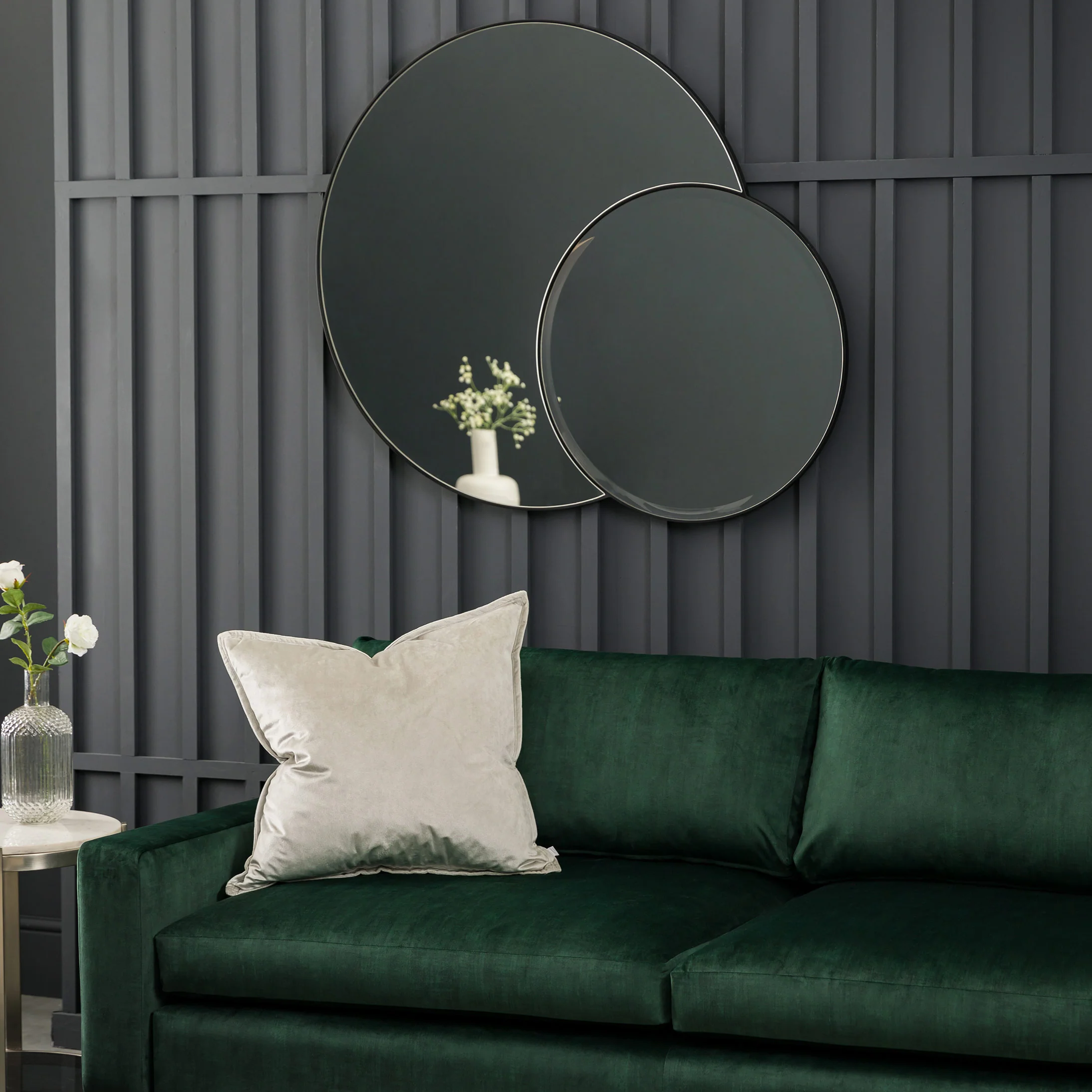 Orlando Double Circle Mirror