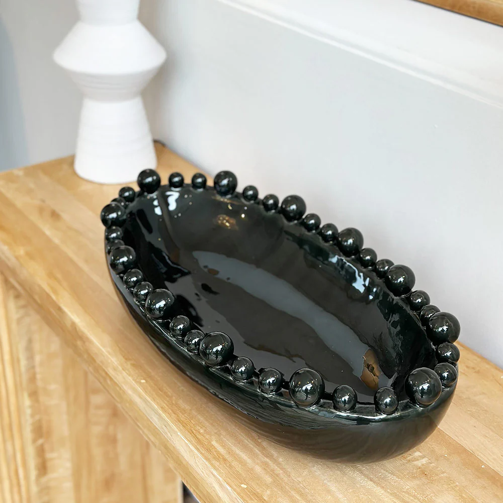 Oval Ceramic Bobble Bowl - Image 10