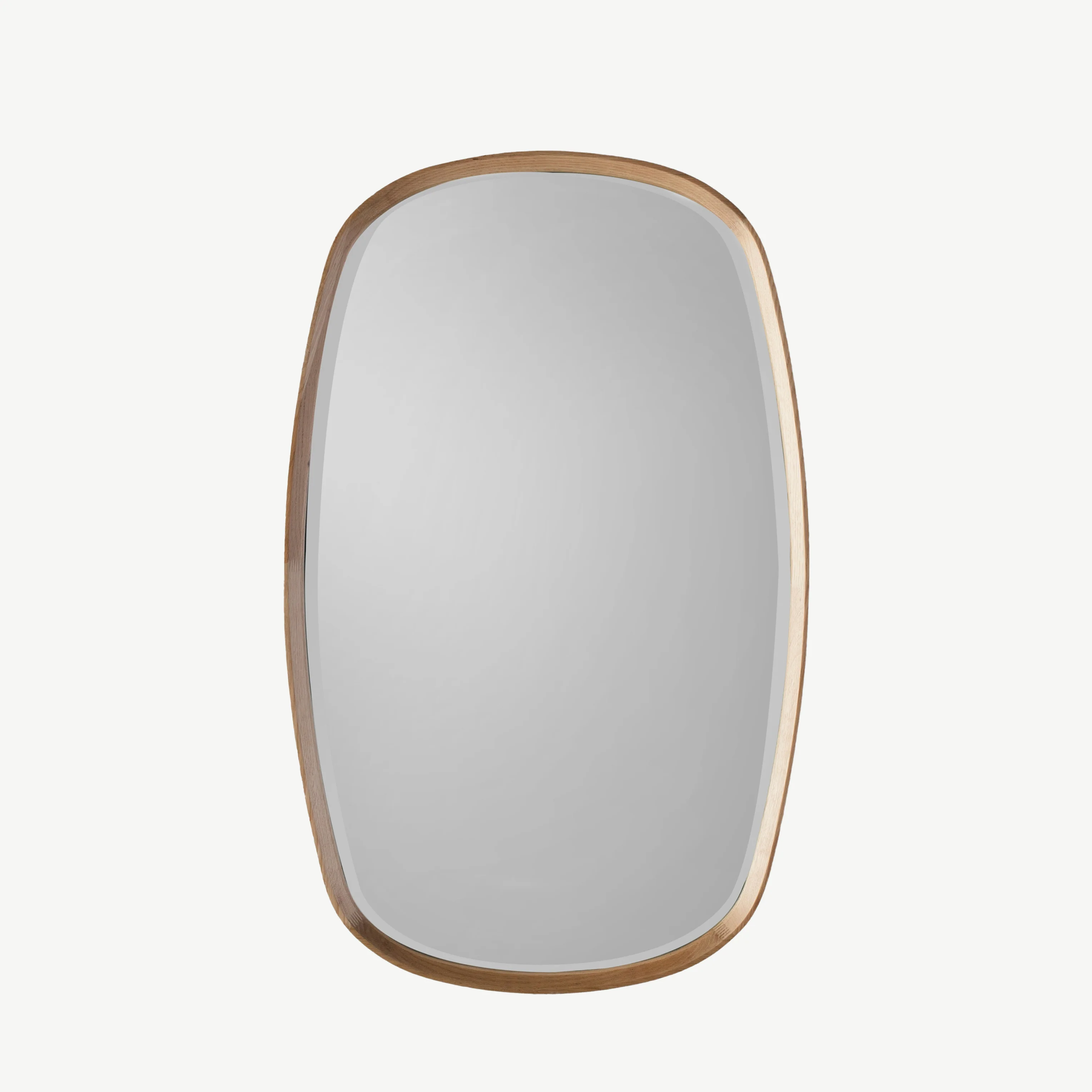 Warsaw Oval Oak Mirror - Image 3