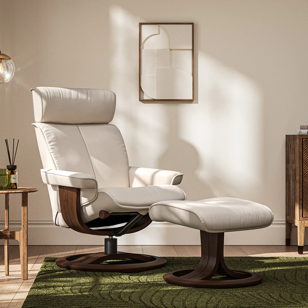Pheobe Reclining Chair and Footstool