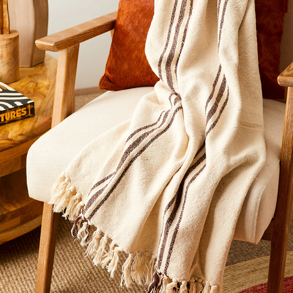 Plaid Cotton Throw - Image 2
