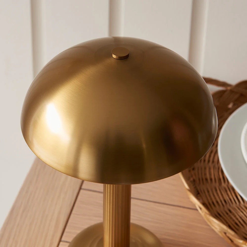 Rechargeable Table Lamp Warm Brass - Image 2