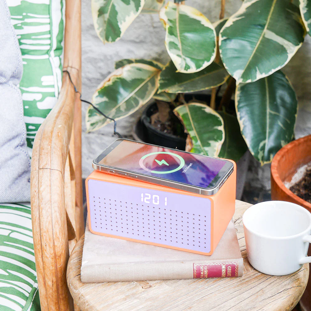 Rise Mix Bluetooth Speaker, Wireless Charger & Alarm Clock - Image 2