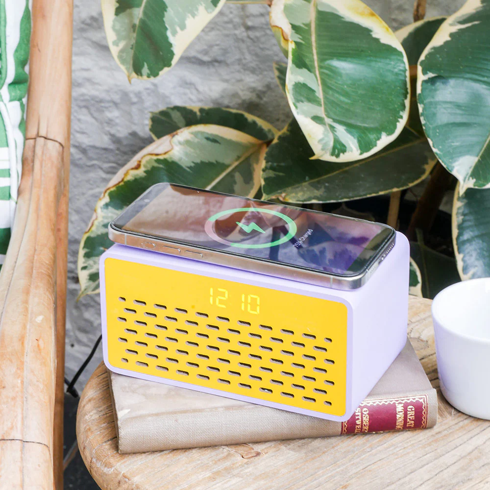 Rise Mix Bluetooth Speaker, Wireless Charger & Alarm Clock - Image 5