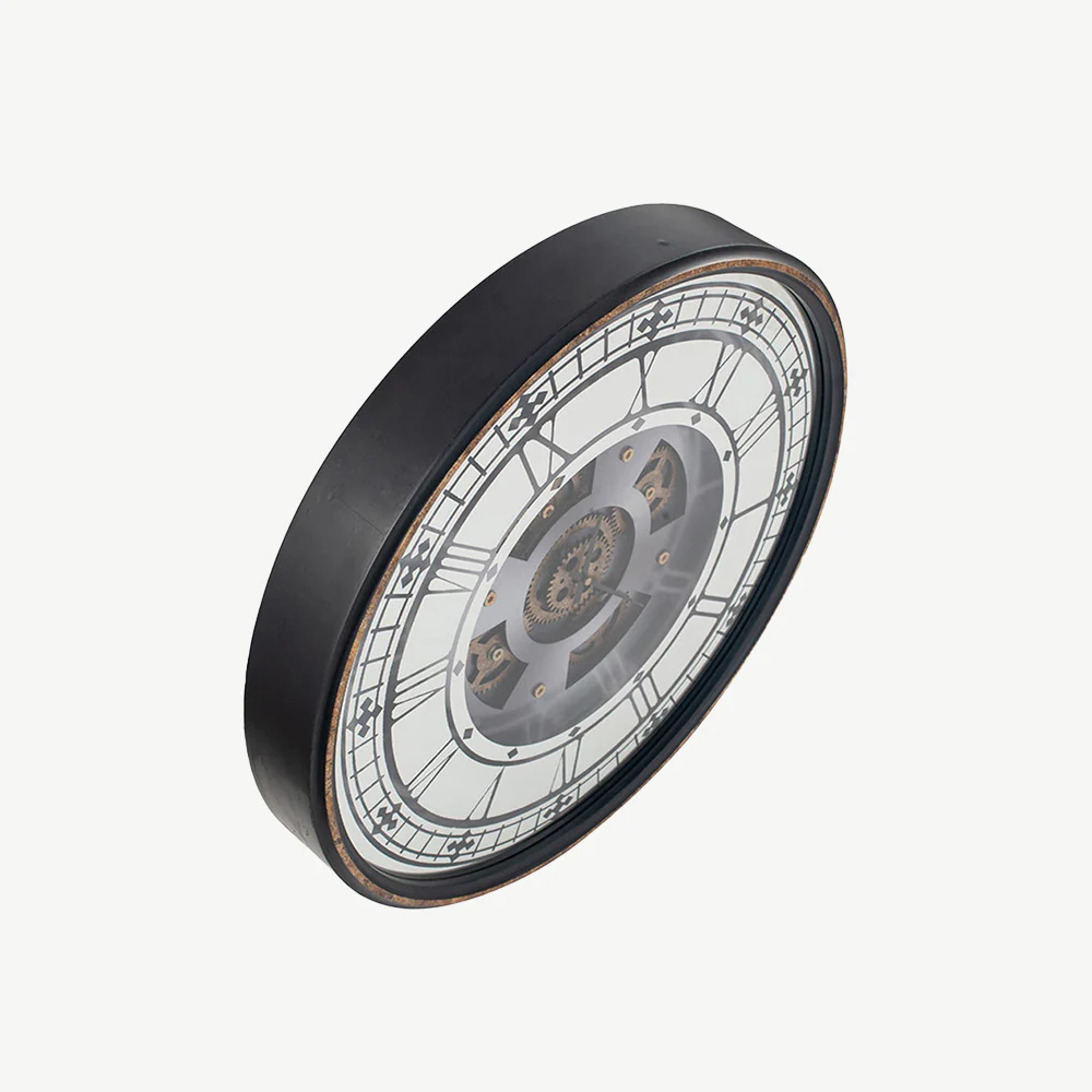 Round Working Cog Clock - Image 4