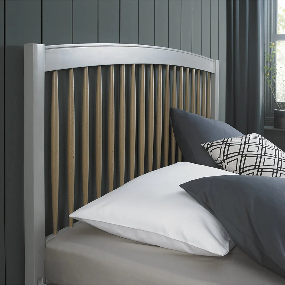 Runswick Scandi Oak & Warm Grey Bedstead - Image 2