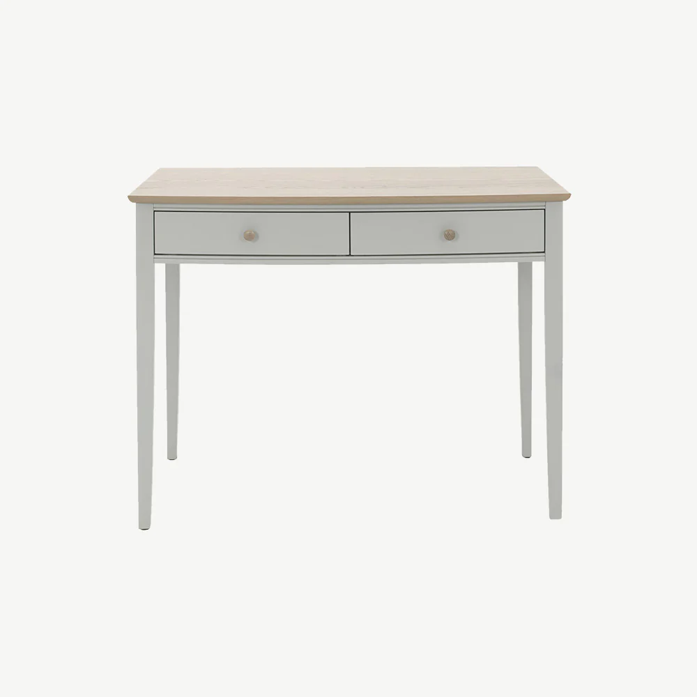 Runswick Scandi Oak & Soft Grey Dressing Table - Image 2