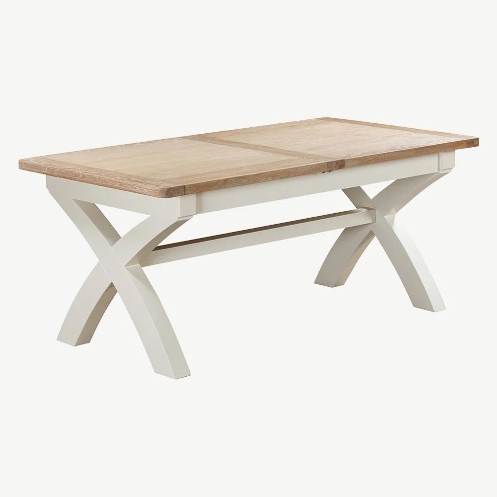 Rutland Painted 180-240cm Extending Dining Table - Image 2