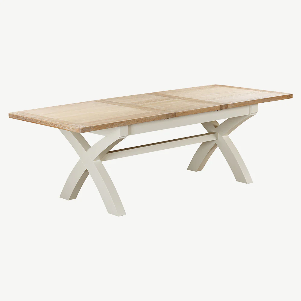 Rutland Painted 180-240cm Extending Dining Table - Image 4