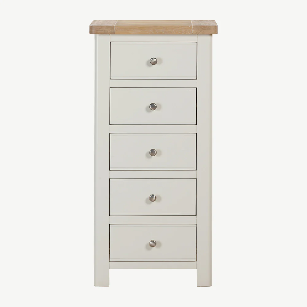 Rutland Painted 5 Drawer Chest - Image 3