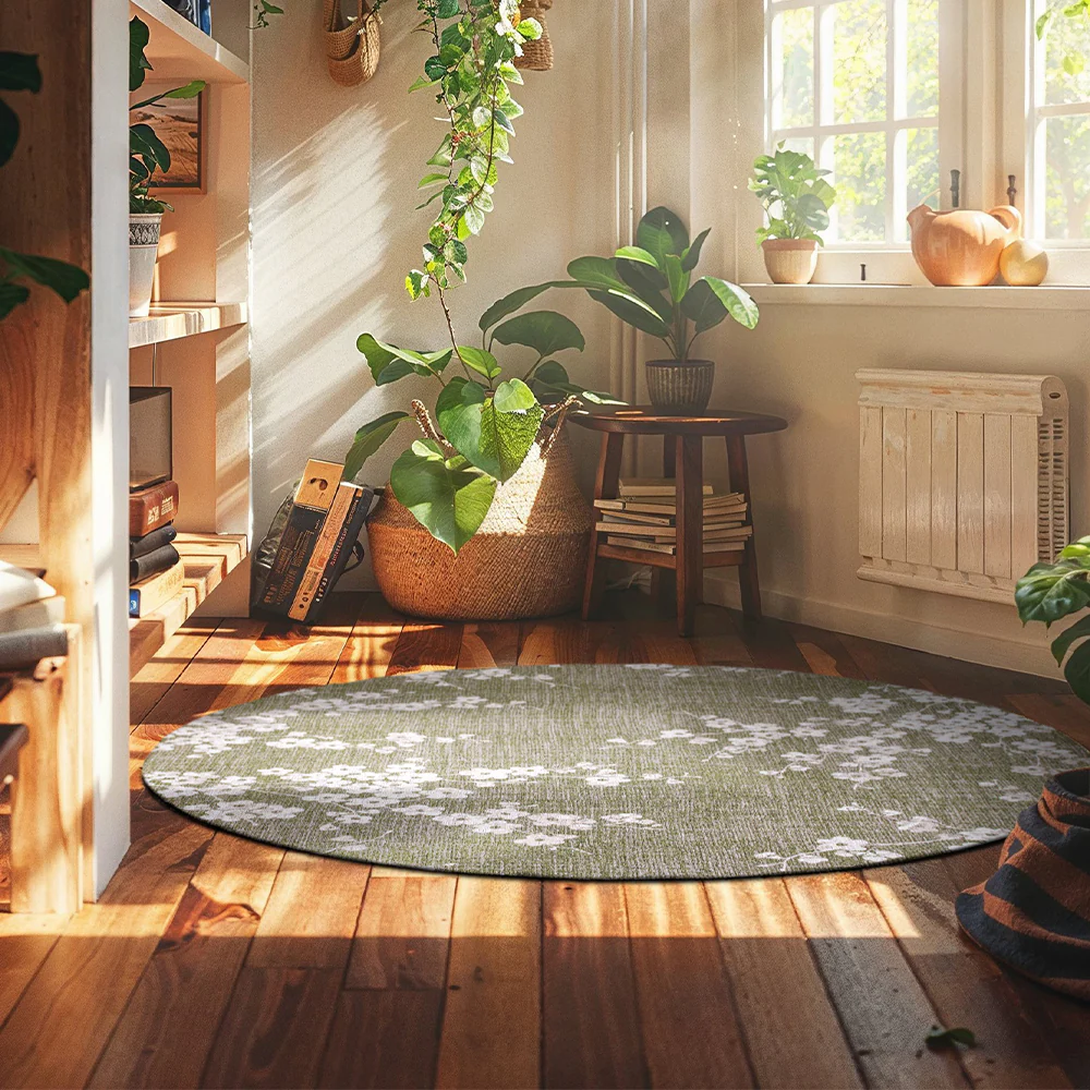 Sakura Circle Rug