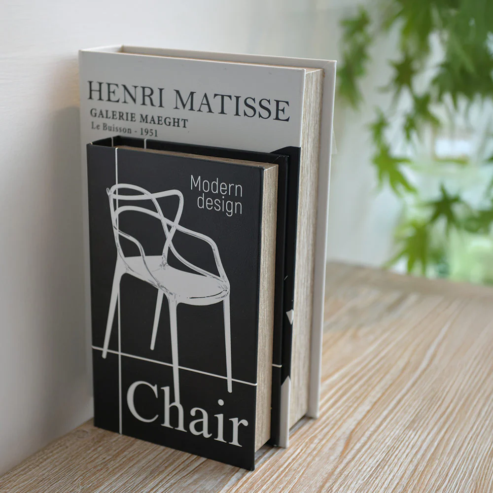 Set of 2 Modern Book Boxes - Image 2