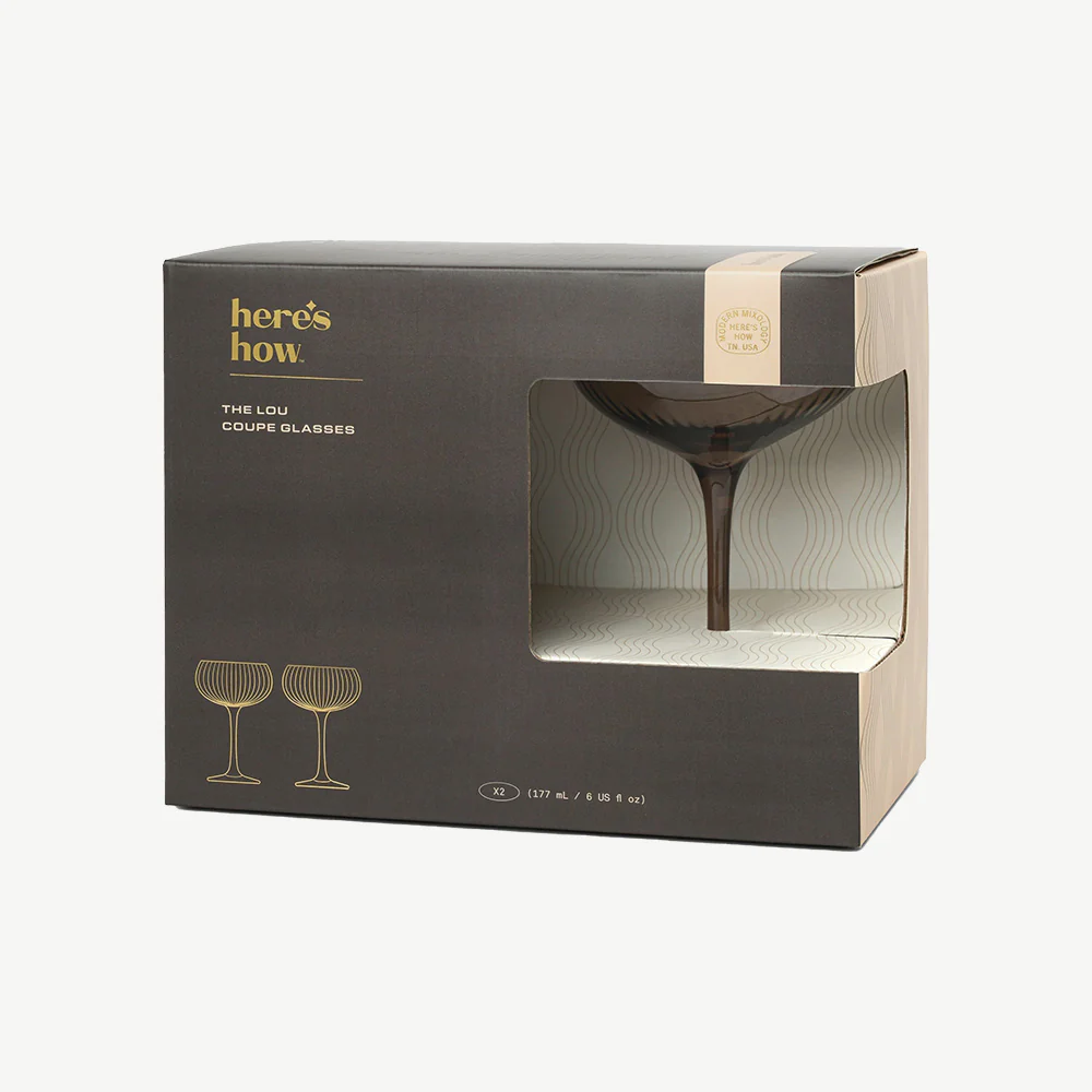 Set of 2 The Lou Coupe Cocktail Glasses - Image 9