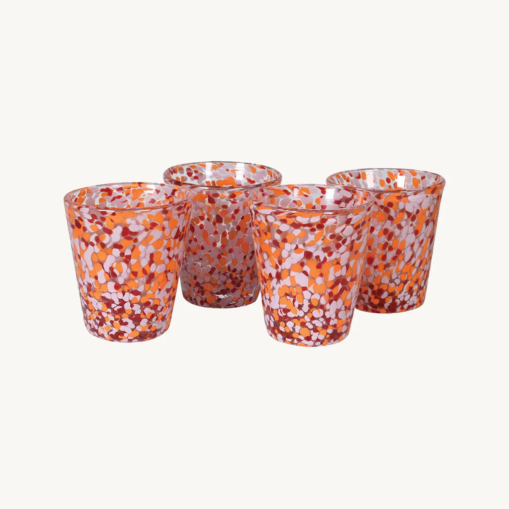 Set of 4 Confetti Glasses - Image 2