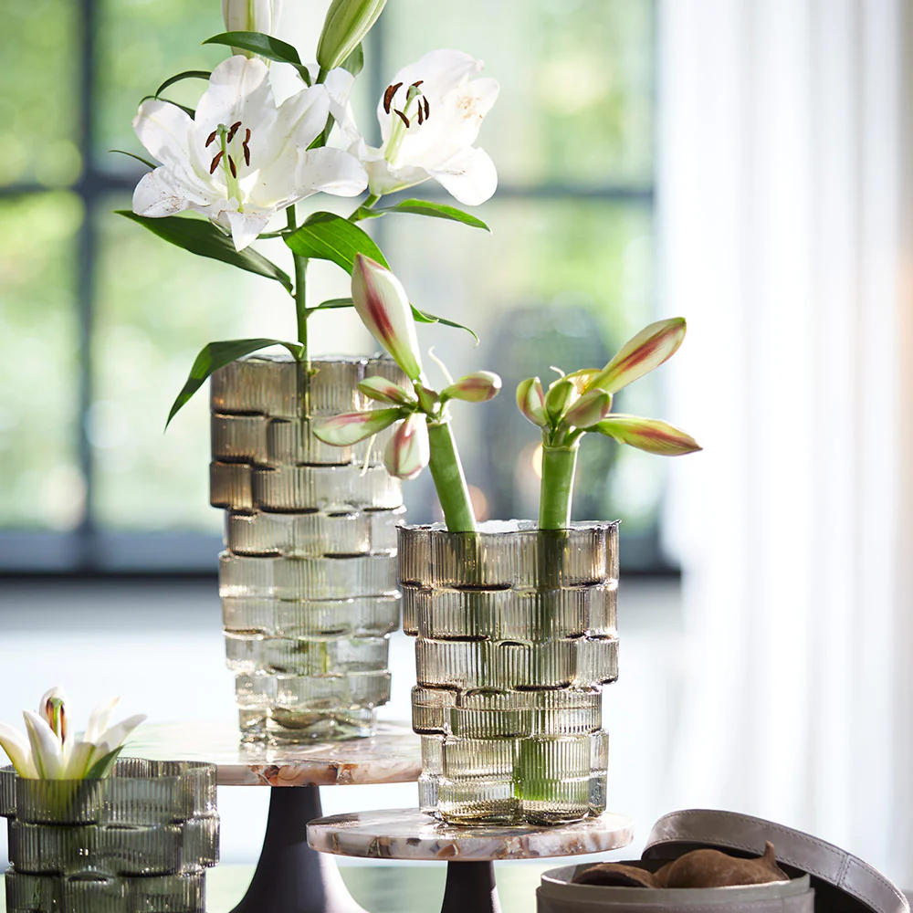 Smoked Glass Vase - Image 2