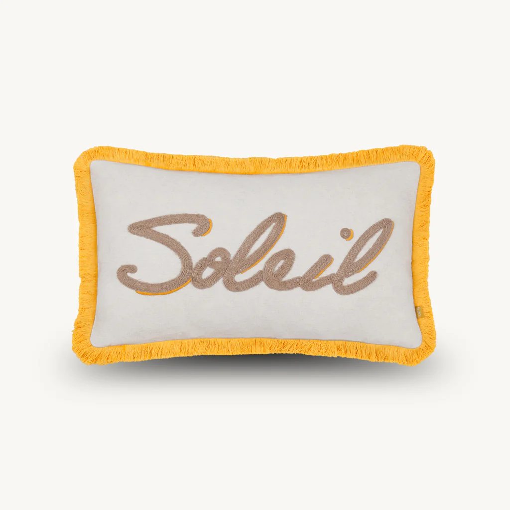 Sol 'Soleil' Embroidered Cushion - Image 3
