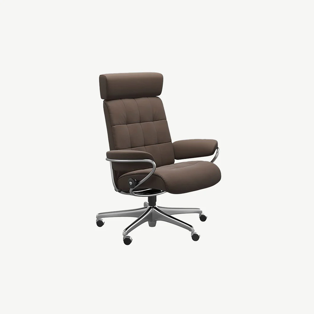 Stressless® London Office Chair Brown