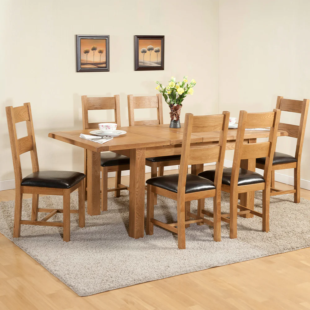 Surrey 132-198cm Extending Dining Table - Image 4