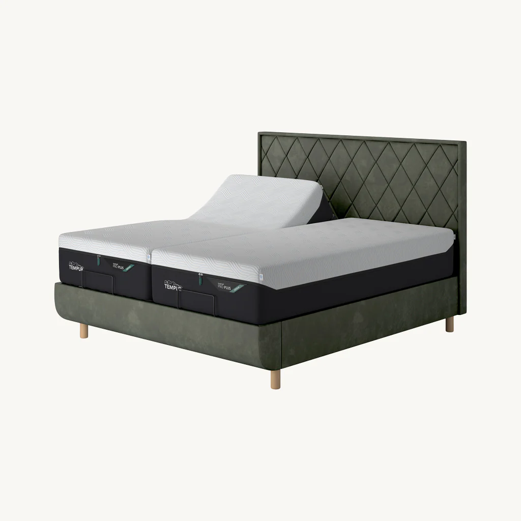 TEMPUR® Arc Adjustable Bed with Quilted Headboard - Image 10