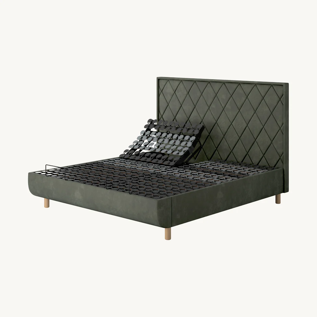 TEMPUR® Arc Adjustable Bed with Quilted Headboard - Image 11