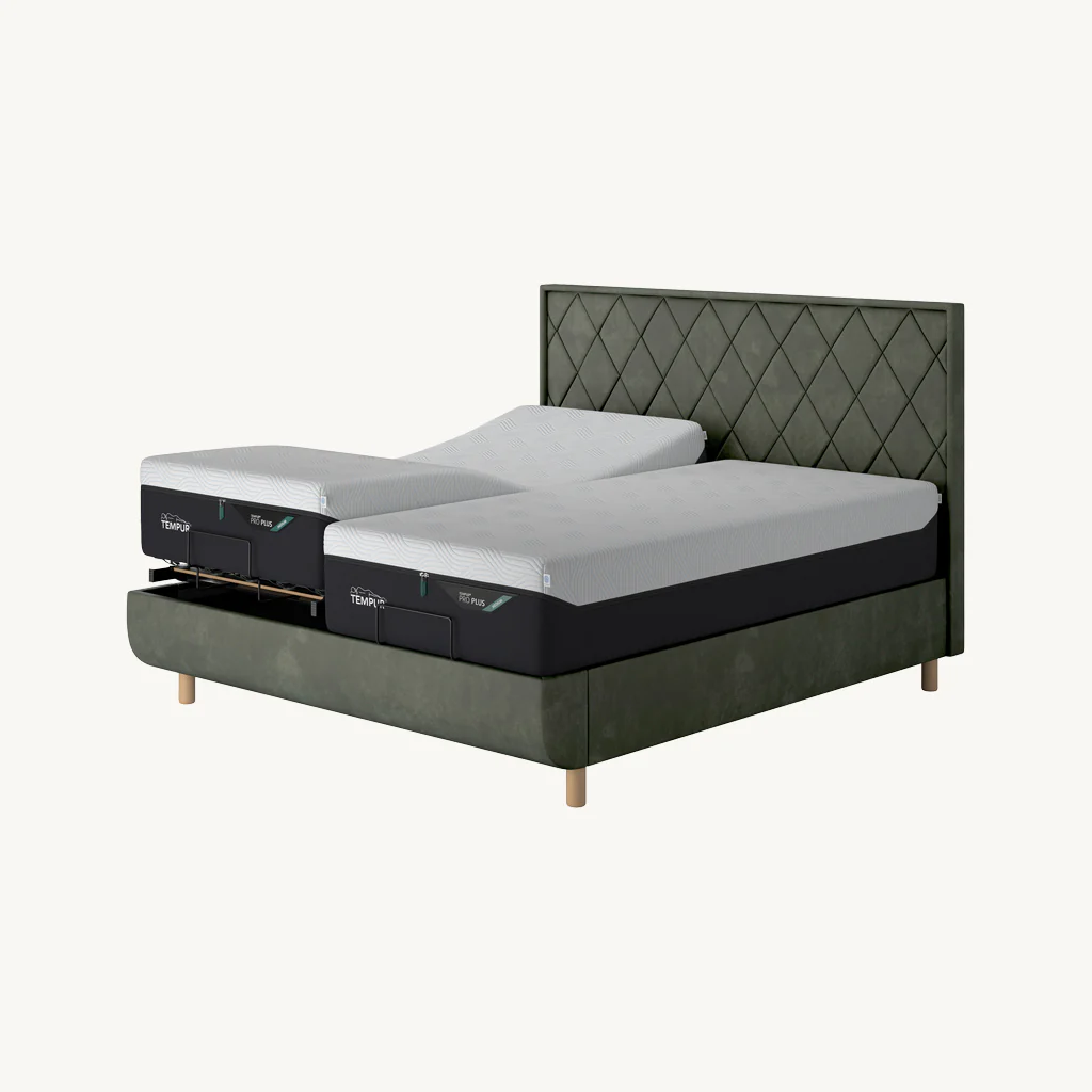 TEMPUR® Arc Adjustable Bed with Quilted Headboard - Image 12