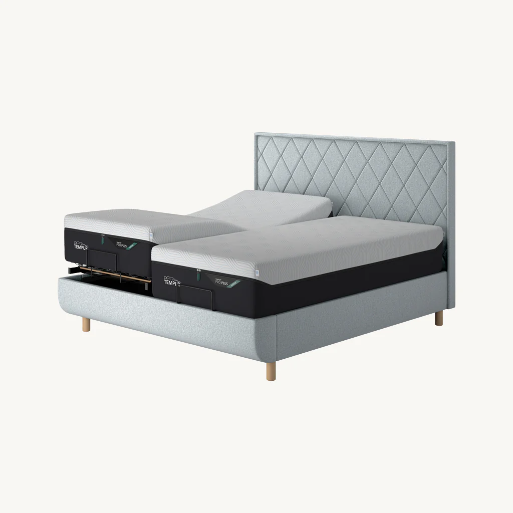 TEMPUR® Arc Adjustable Bed with Quilted Headboard - Image 3